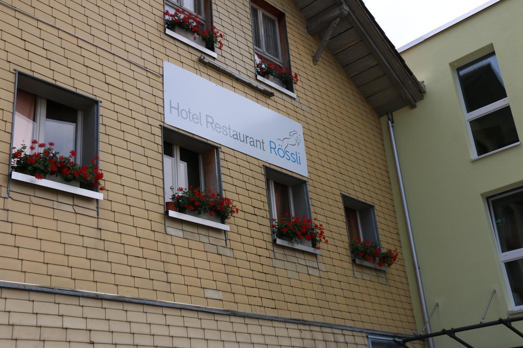 Hotel Restaurant Roessli Uetendorf Eksteriør billede